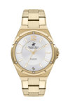 BEVERLY HILLS POLO CLUB Diamond Gold Stainless Steel Bracelet