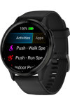 GARMIN Venu 3 Slate Bezel with Black Silicone Band