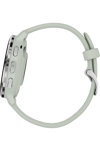 GARMIN Venu 3S Silver Bezel with Sage Gray Silicone Band