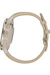 GARMIN Venu 3S Soft Gold Bezel with French Gray Leather Strap