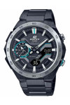 CASIO Edifice Windflow Τough Solar Chronograph Black Stainless Steel Bracelet