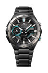 CASIO Edifice Windflow Τough Solar Chronograph Black Stainless Steel Bracelet