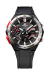 CASIO Edifice Windflow Τough Solar Chronograph Black Rubber Strap