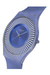 SWATCH Metro Deco Blue Silicone Strap