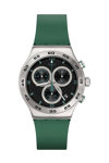 SWATCH Carbonic Green Chronograph with Green Rubber Strap