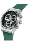 SWATCH Carbonic Green Chronograph with Green Rubber Strap