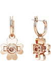 SWAROVSKI White Idyllia drop earrings Clover