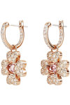 SWAROVSKI White Idyllia drop earrings Clover