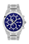 VISETTI Bolt Chronograph Silver Stainless Steel Bracelet