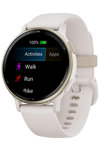 GARMIN Vivoactive 5 Cream Gold Bezel with Ivory Silicone Band