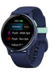 GARMIN Vivoactive 5 Metallic Navy Bezel with Navy Silicone Band