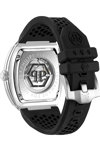 PHILIPP PLEIN The Skeleton Crystals Automatic Black Rubber Strap