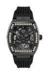 PHILIPP PLEIN The Skeleton Crystals Automatic Black Rubber Strap