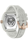 PHILIPP PLEIN The Skeleton Automatic White Rubber Strap