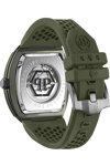 PHILIPP PLEIN The Skeleton Automatic Khaki Rubber Strap