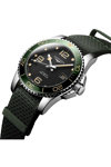 LONGINES HydroConquest Automatic Green Synthetic Strap