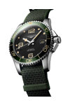 LONGINES HydroConquest Automatic Green Synthetic Strap