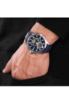 POLICE Neist Blue Leather Strap