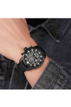 POLICE Neist Black Leather Strap