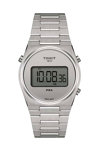 TISSOT T-Classic PRX Digital Dual Time Chronograph Silver Stainless Steel Bracelet