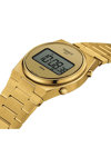 TISSOT T-Classic PRX Digital Dual Time Chronograph Gold Stainless Steel Bracelet