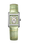 LONGINES Mini DolceVita Diamonds Green Leather Strap