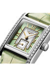 LONGINES Mini DolceVita Diamonds Green Leather Strap