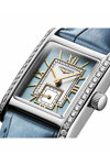 LONGINES Mini DolceVita Diamonds Blue Leather Strap