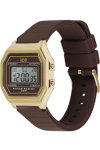 ICE WATCH Digit Retro Chronograph Brown Silicone Strap (S)