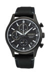 SEIKO Urban Sports Chronograph Black Synthetic Strap