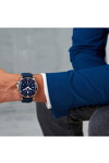 CERRUTI Pesaro Blue Silicone Strap