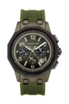 CERRUTI Molveno Dual Time Green Silicone Strap