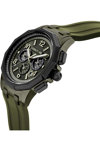 CERRUTI Molveno Dual Time Green Silicone Strap