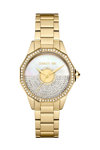 CERRUTI Jesina Crystals Gold Stainless Steel Bracelet