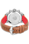 DUCATI CORSE Campione Dual Time Brown Leather Strap