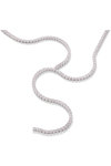 Κολιέ DOUKISSA NOMIKOU Tennis Tie Necklace Silver