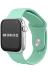 BIKKEMBERGS Small Smartwatch Light Green Silicone Strap