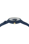 VERSACE Medusa Pop Blue Rubber Strap