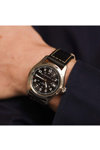 HAMILTON Khaki Field Automatic Black Leather Strap