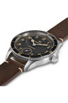 HAMILTON Khaki Aviation Pilot Pioneer Mechanical Brown Leather Strap