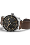 HAMILTON Khaki Aviation Pilot Pioneer Mechanical Brown Leather Strap