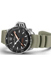 HAMILTON Khaki Navy Frogman Automatic Green Rubber Strap