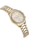 JCOU Valerie Crystals Chronograph Gold Stainless Steel Bracelet