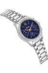 JCOU Valerie Crystals Chronograph Silver Stainless Steel Bracelet