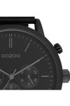 OOZOO Timepieces Black Leather Strap