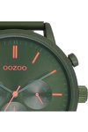 OOZOO Timepieces Olive Green Leather Strap