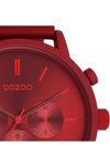 OOZOO Timepieces Red Leather Strap