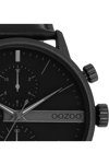 OOZOO Timepieces Black Leather Strap