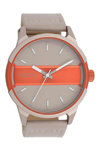 OOZOO Timepieces Beige Leather Strap