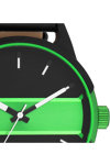 OOZOO Timepieces Black Leather Strap